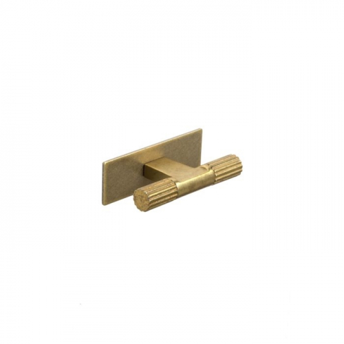 Arden, Fluted T bar with backplate, central hole centre