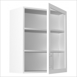 720mm High Glass Wall Unit (2 Glass Shelves) 400mm