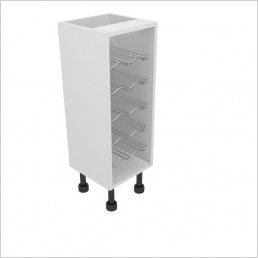 300mm Base Unit Wire Wine Rack 300mm Deep