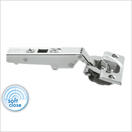 110 Degree Soft Close Hinge with Back Plate - each