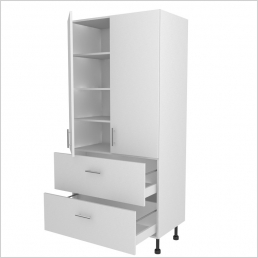 1970mm High Pantry Larder Unit Door & 2xDrawers