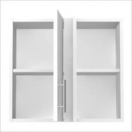 575mm High Corner Wall Unit 400mm Door 700mm Wide