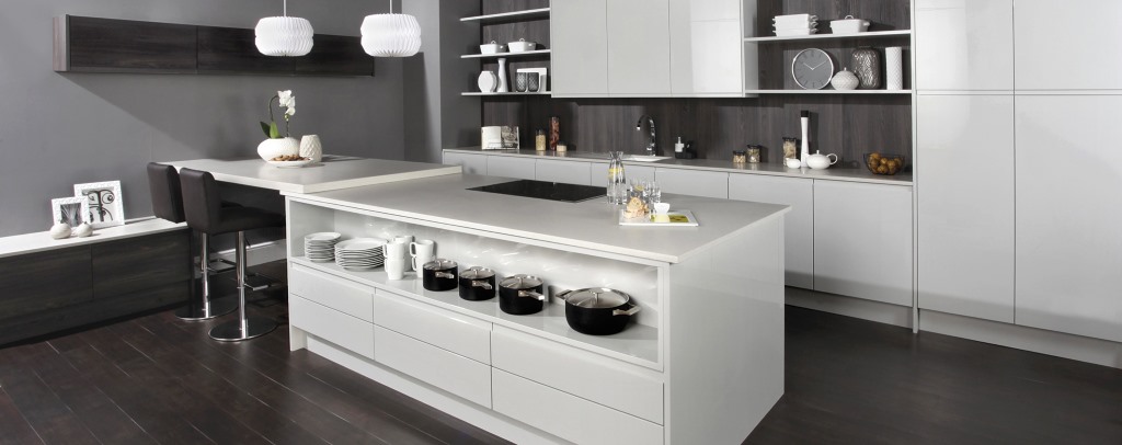 Malmo gloss kitchens from Burbidge