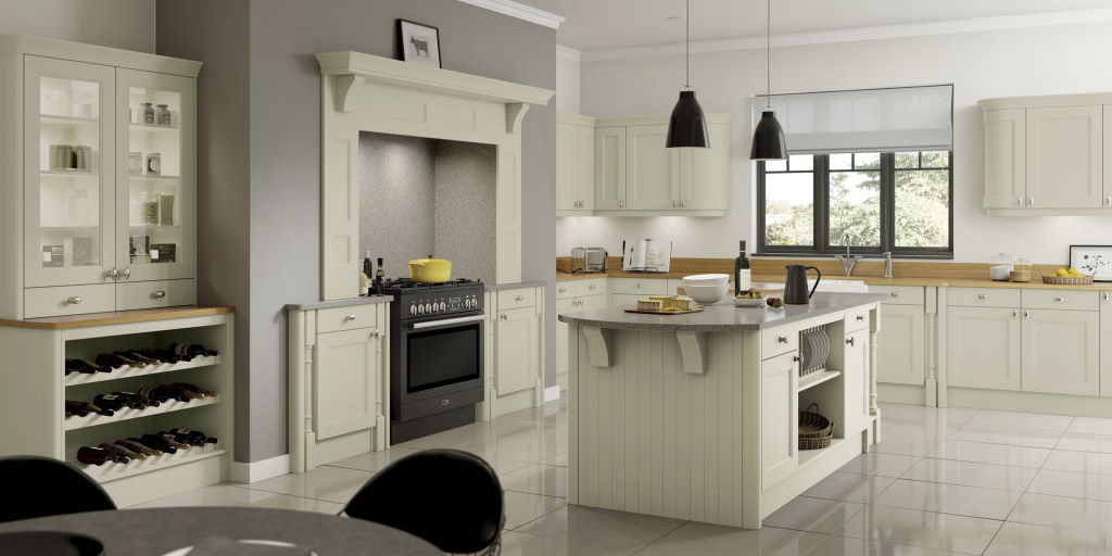 Windsor shaker painted kitchen - Kitchen Units Online